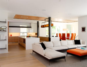 Mercer Island Kitchen and sitting area